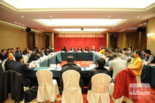 中國電機工程學會測試技術及儀表專業委員會換屆暨五屆一次工作會議在長沙順利召開