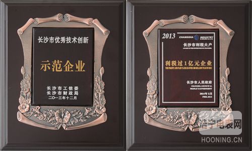 威勝集團榮獲“2013年度長沙工業三十強”等榮譽稱號