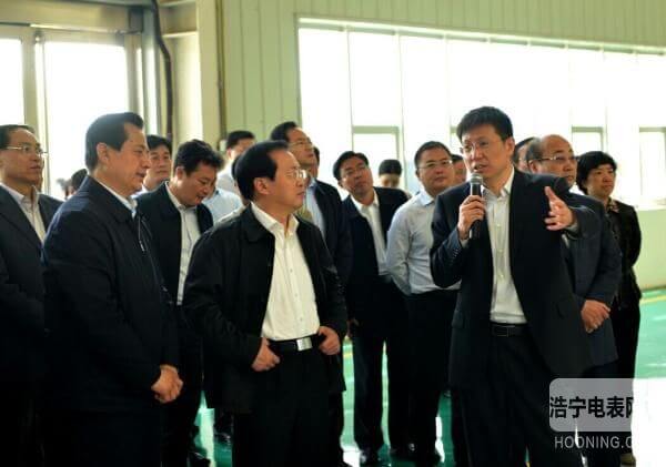 鄭州市黨政考察團到許繼集團調研